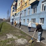 Участие в субботнике
