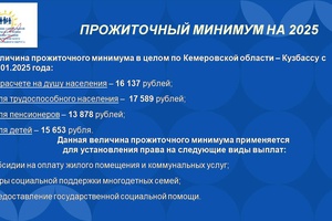 ПРОЖИТОЧНЫЙ МИНИМУМ НА 2025