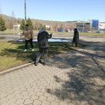 Участие в субботнике