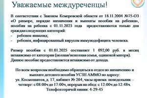 Уважаемые междуреченцы